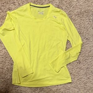 Under Armour Women's Bright Yellow Long Sleeve Tee